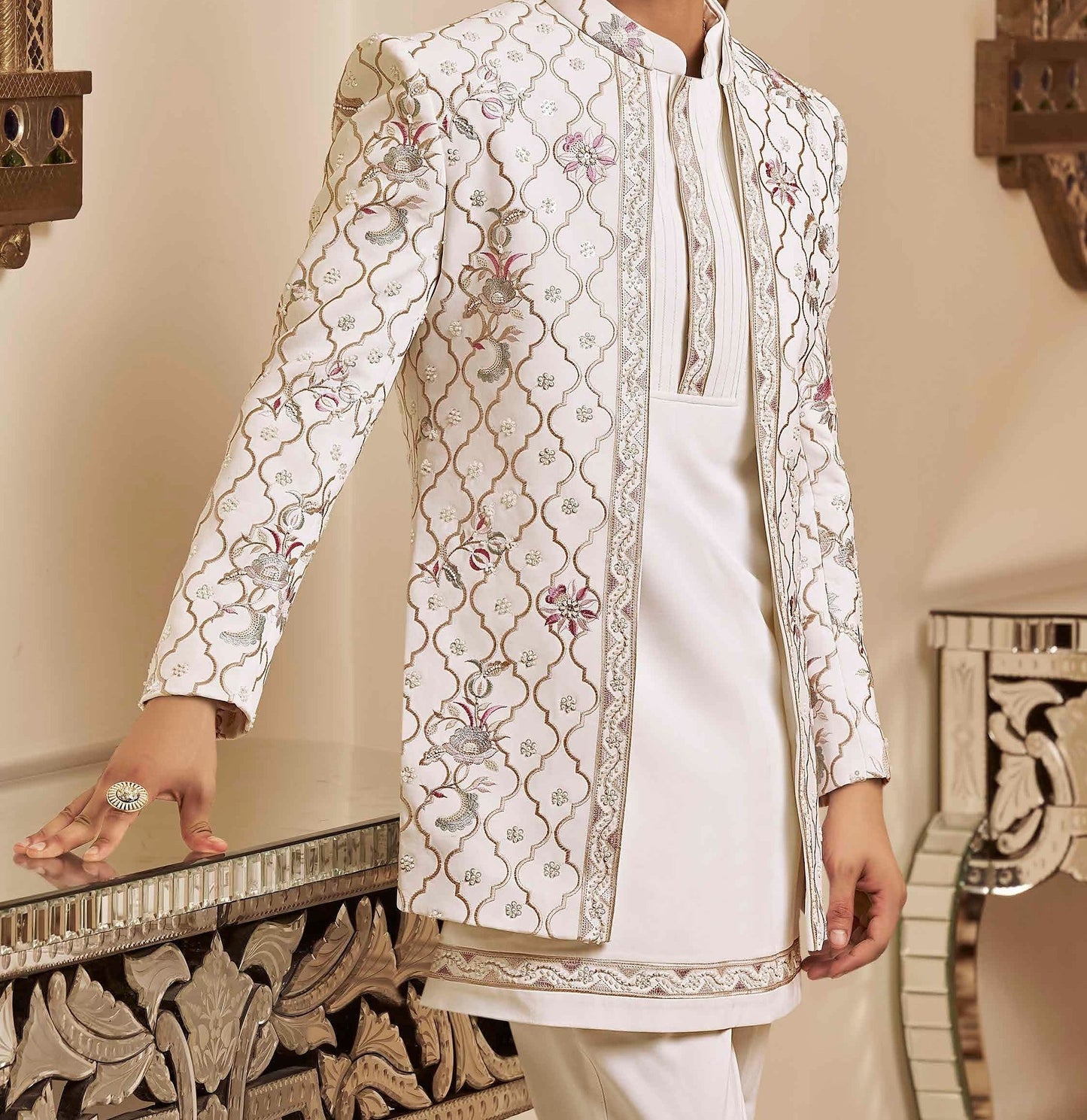 White Indowestern