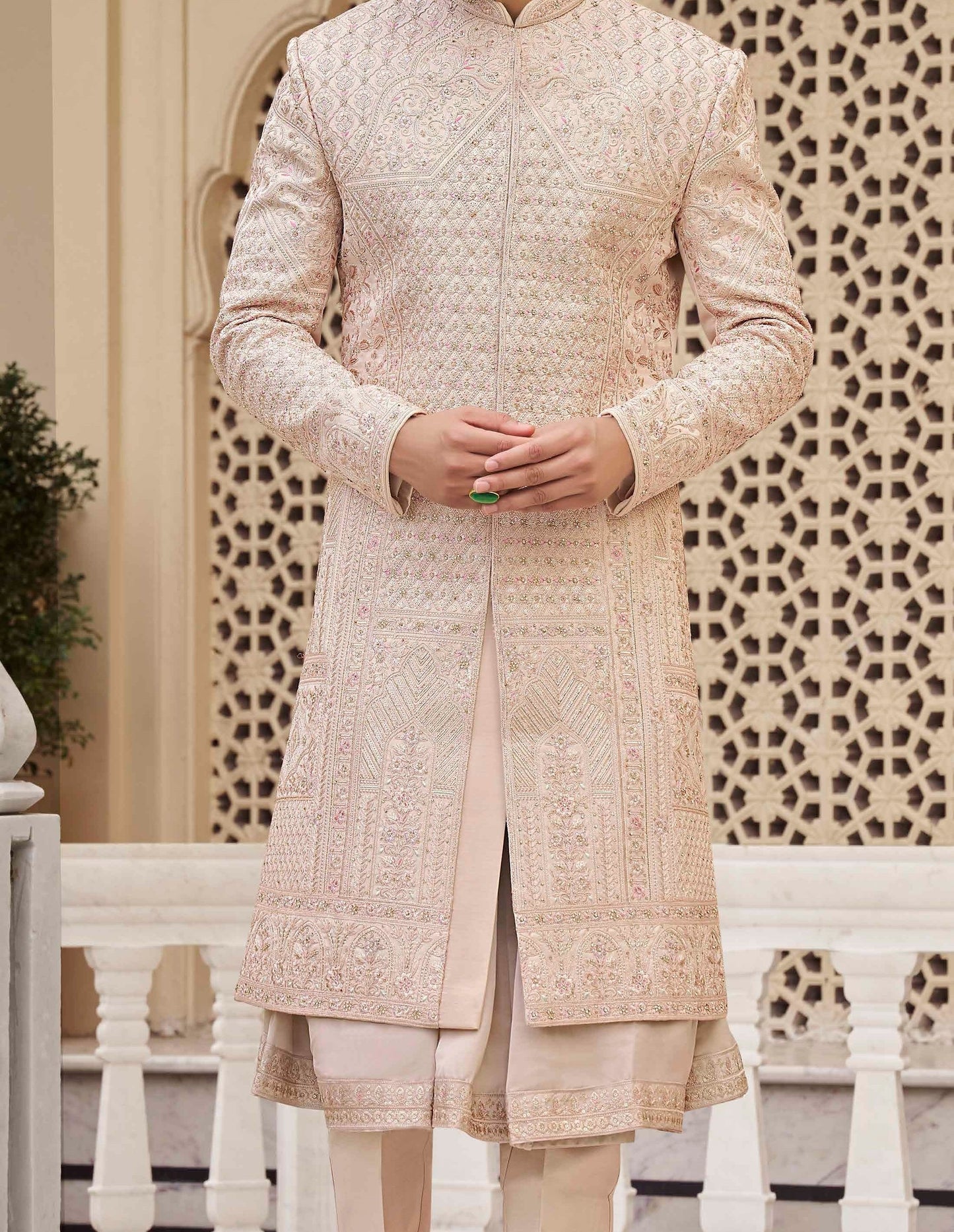 Rose Gold Sherwani