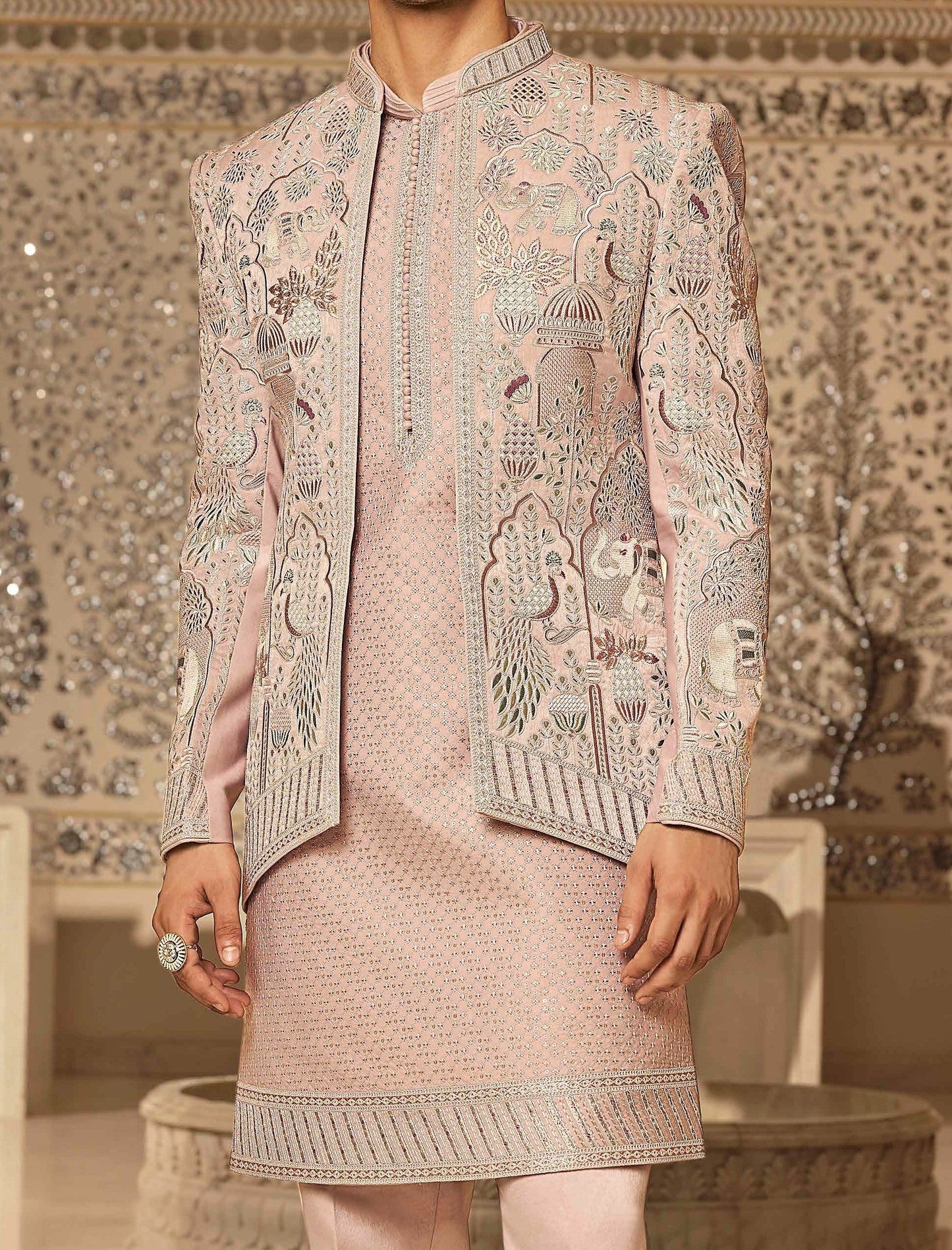 Rose Gold Indo Western