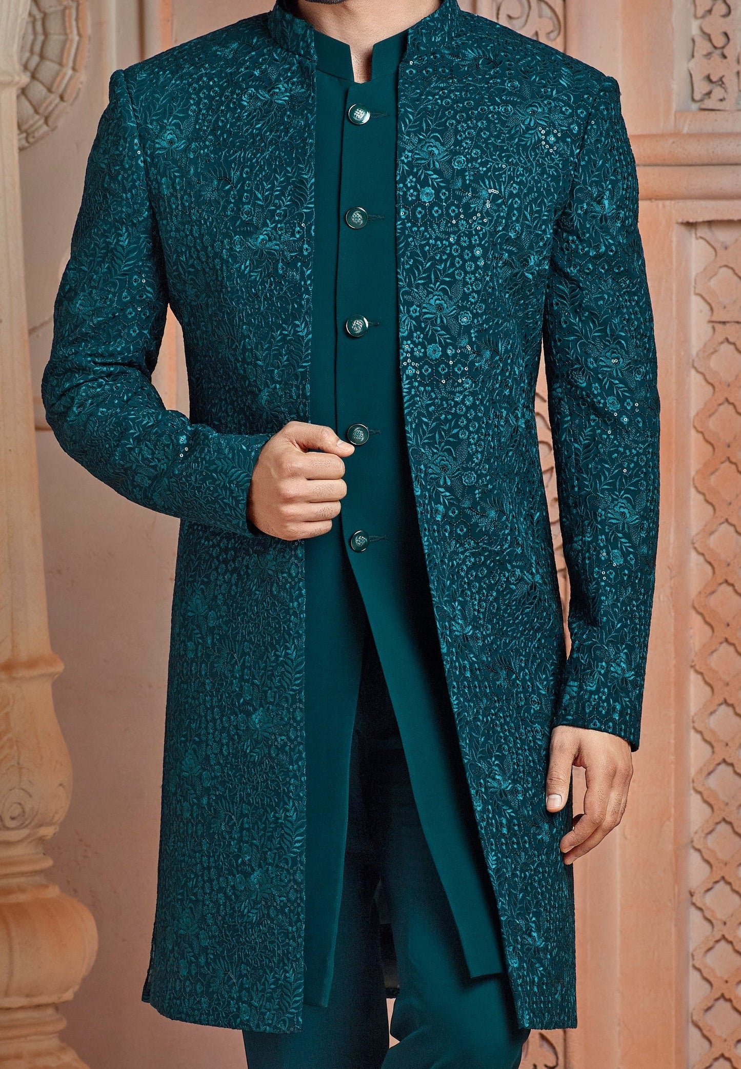 Rama Green indo western