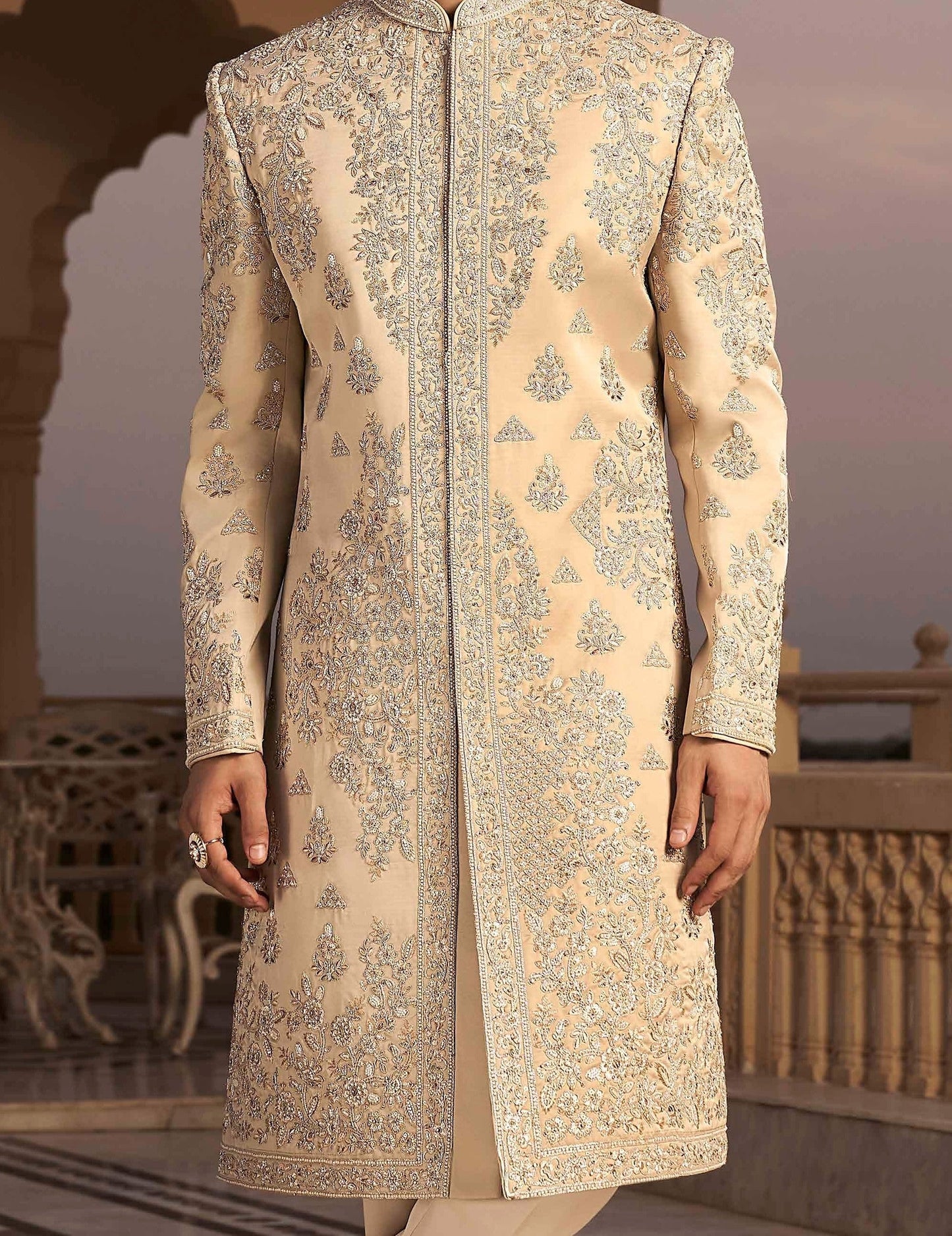 Golden Sherwani