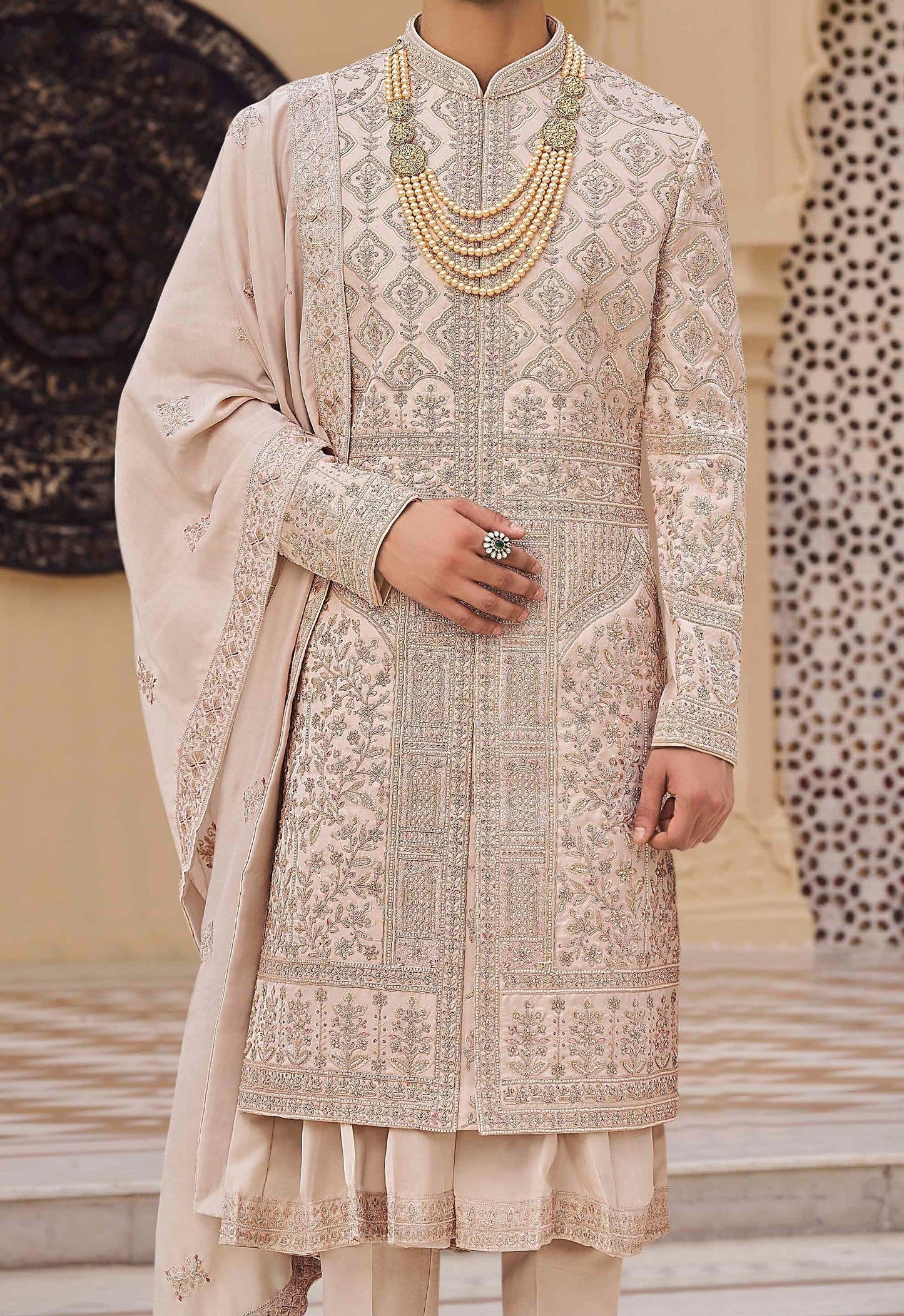 Rose Gold Sherwani