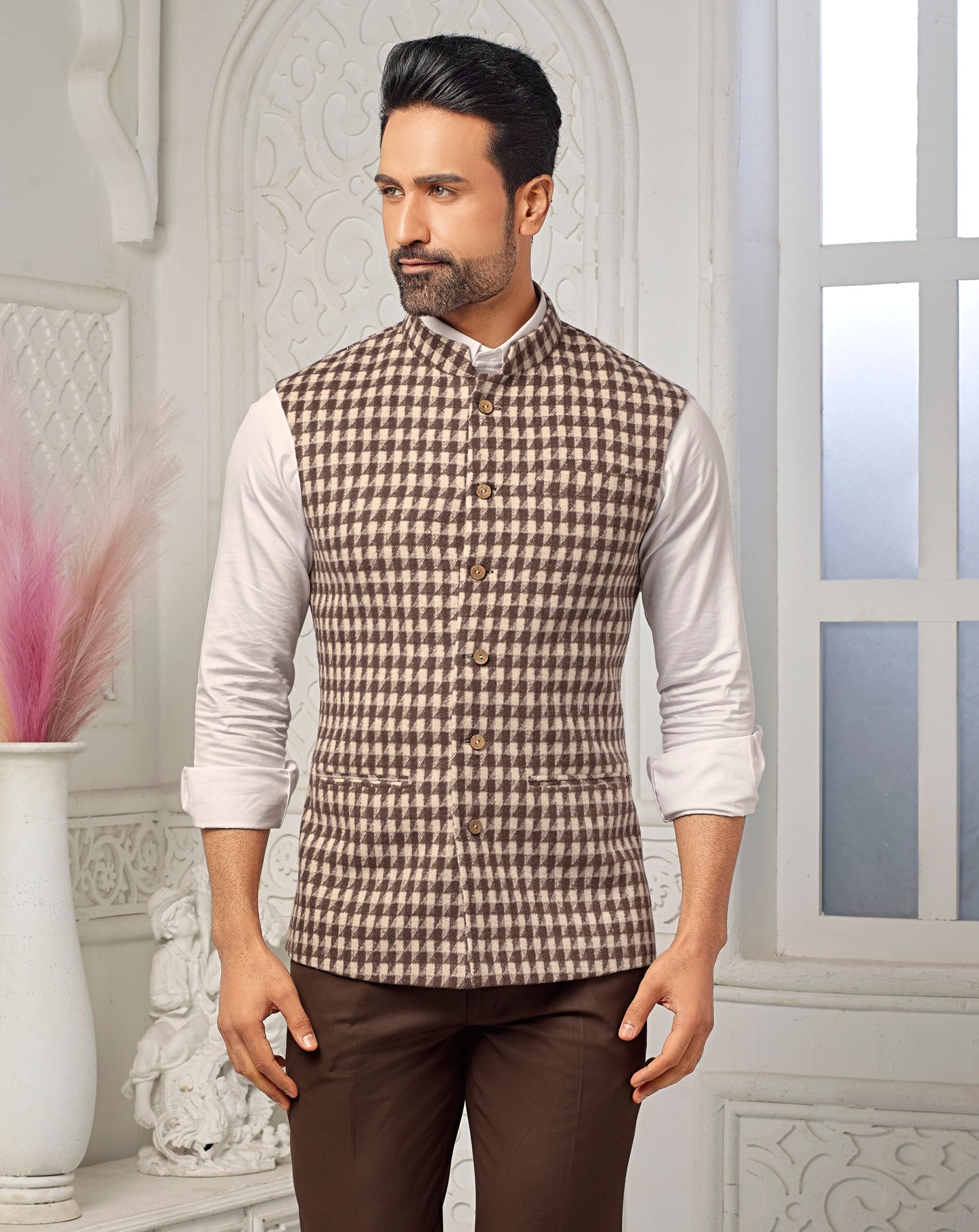 Chickkoo Checkered Blazer