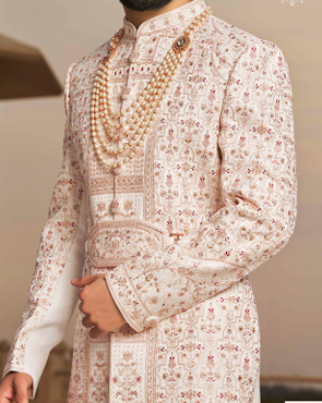 Warm White Sherwani