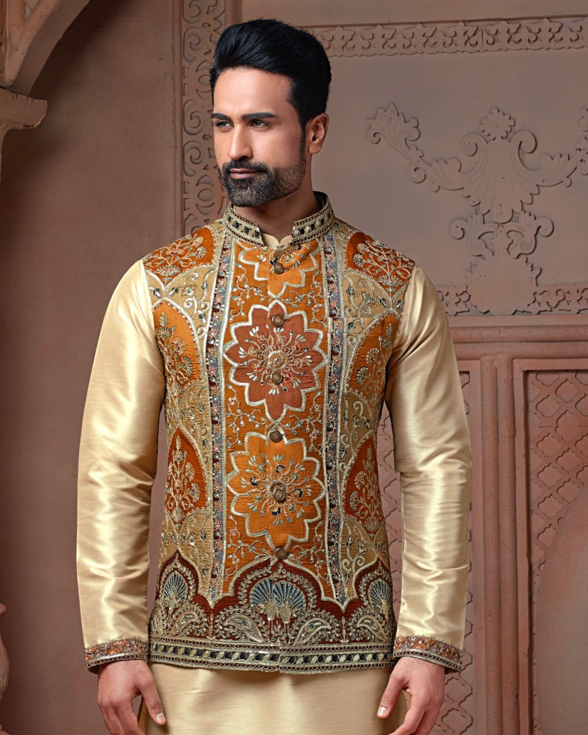 Kurta Koti Pant Sets