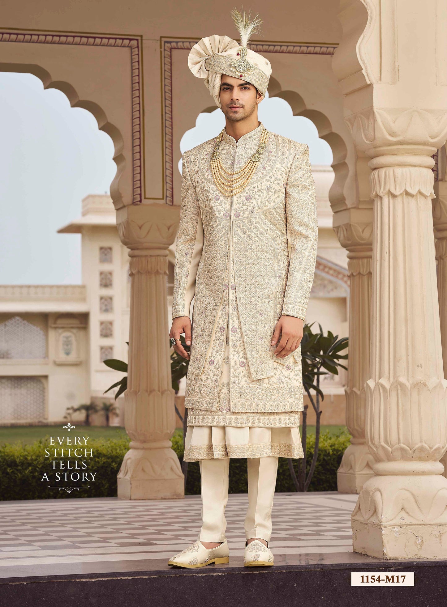 Tusser Sherwani