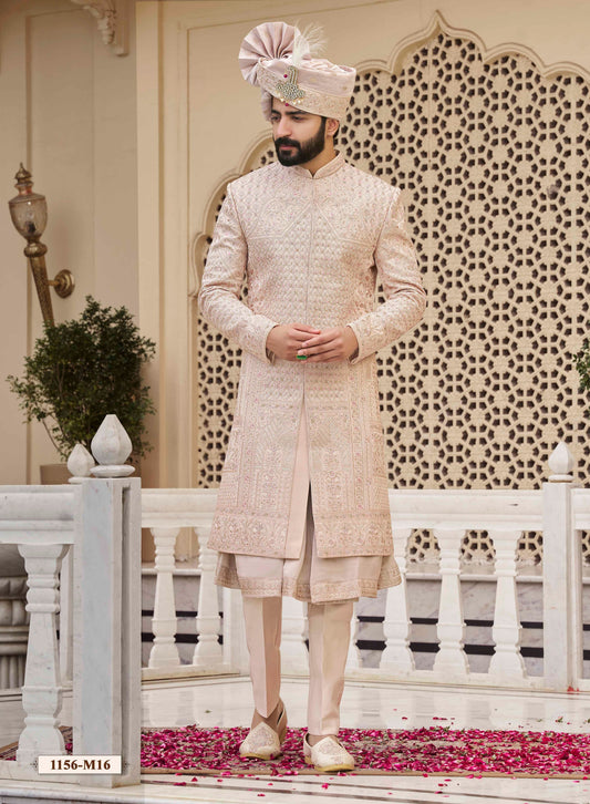 Rose Gold Sherwani