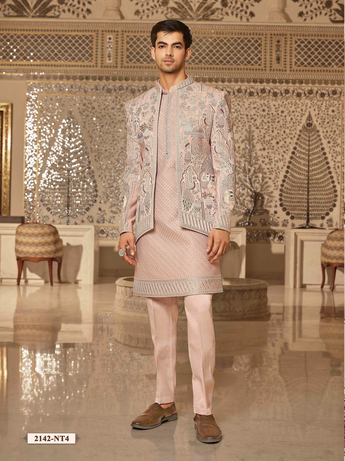 Rose Gold Indo Western