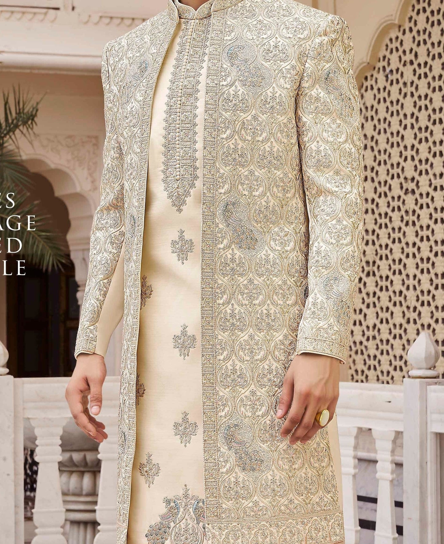 Tusser Sherwani