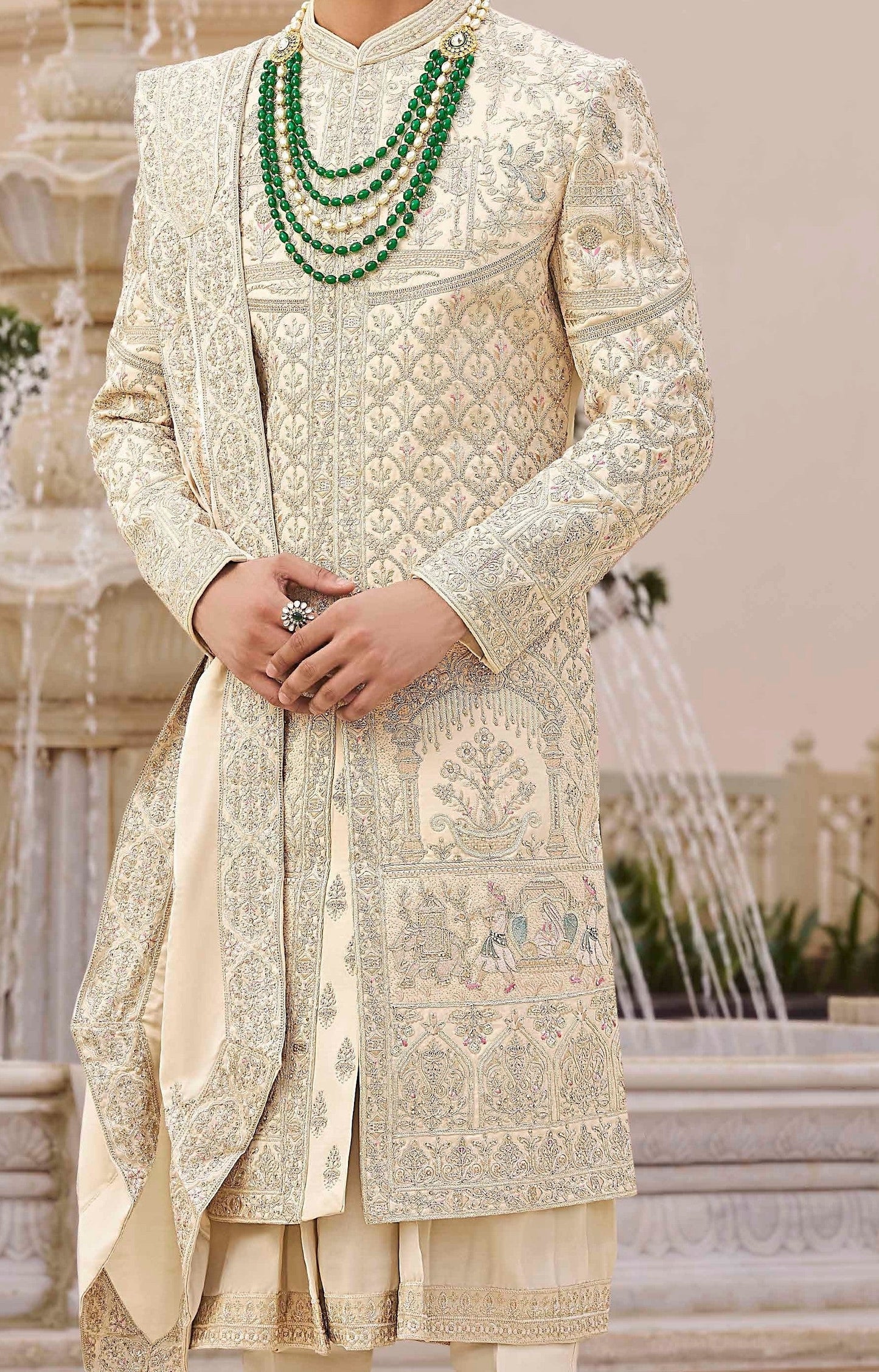 Tusser Sherwani