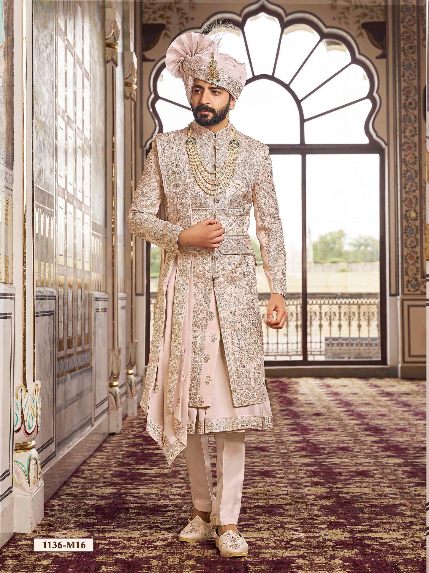 Rose Gold Sherwani