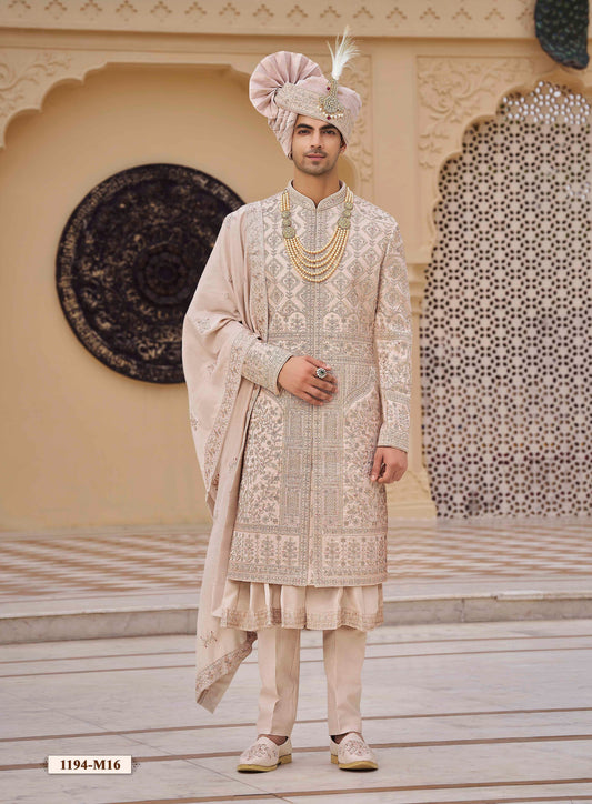 Rose Gold Sherwani