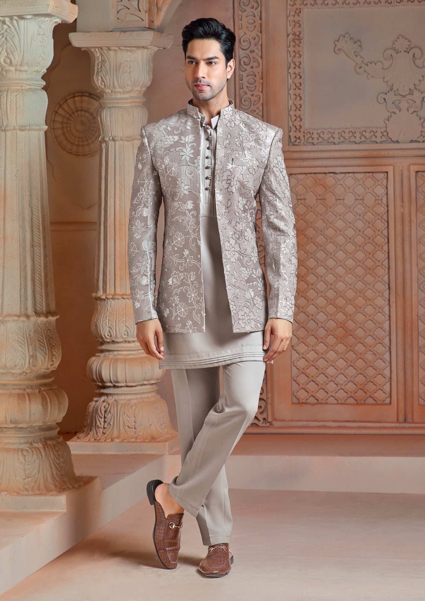 Rose gold open Jodhpuri
